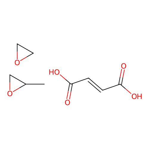 (E)-but-2-enedioic acid;2-methyloxirane;oxirane structure