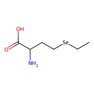 2-氨基-4-(乙硒基)丁酸 structure