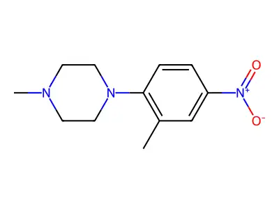 1-Methyl-4-(2-methylphenyl)piperazine structure