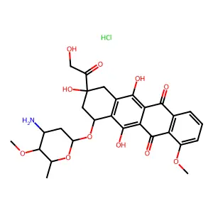 4'-O-Methyldoxorubicin hydrochloride structure