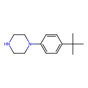 1-(4-tert-Butylphenyl)piperazine structure