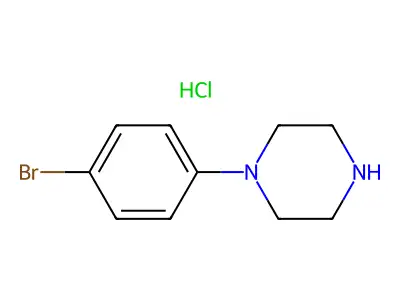 1-(4-Bromophenyl)piperazin-4-ium chloride structure