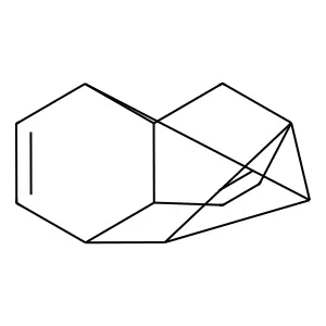 Pentacyclo[6.3.1.01,3.02,7.04,9]dodeca-5,10-diene structure