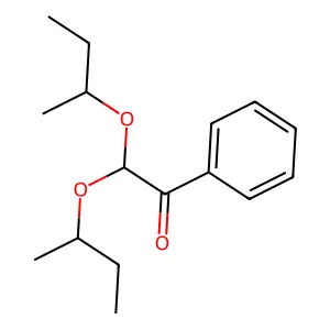 2,2-Di-sec-butoxyacetophenone structure