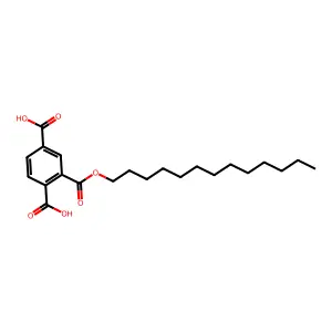 1,2,4-Benzenetricarboxylic acid, monotridecyl ester structure