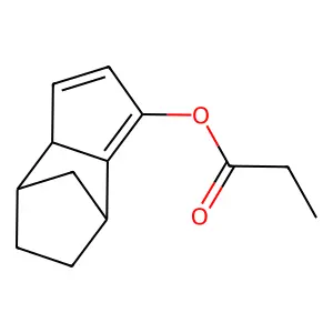 4,7-Methano-1H-indenol, 3a,4,7,7a-tetrahydro-, propanoate structure