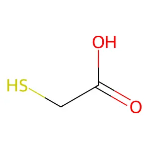 巯基乙酸 structure