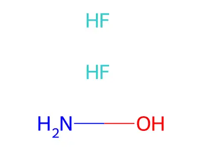 Hydroxylamine, hydrofluoride (1:2) structure