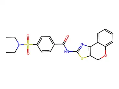 N-(4H-chromeno[4,3-d]thiazol-2-yl)-4-(N,N-diethylsulfamoyl)benzamide structure