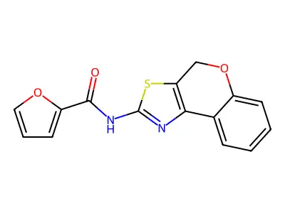 N-(4H-chromeno[4,3-d]thiazol-2-yl)furan-2-carboxamide structure