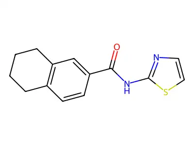 N-(thiazol-2-yl)-5,6,7,8-tetrahydronaphthalene-2-carboxamide structure
