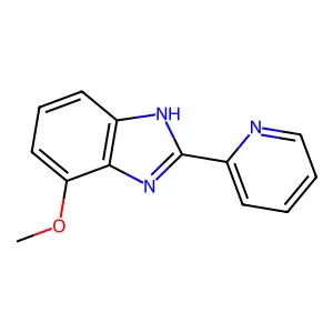 4-methoxy-2-pyridin-2-yl-1H-benzimidazole structure