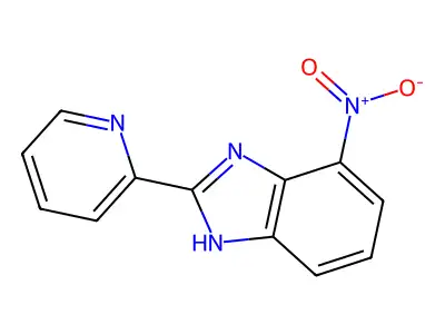 4-Nitro-2-(2-pyridinyl)-1H-benzimidazole structure