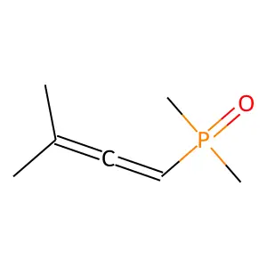 Phosphine oxide, dimethyl(3-methyl-1,2-butadienyl)- structure