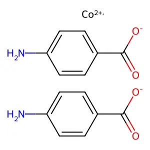 4-氨基苯甲酸钴(II)盐(2:1) structure