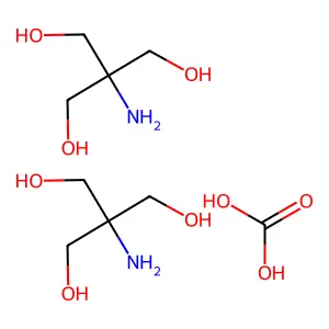 Carbonic acid, compd. with 2-amino-2-(hydroxymethyl)-1,3-propanediol (1:2) structure