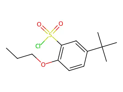 5-(tert-Butyl)-2-propoxybenzene-1-sulfonyl chloride structure