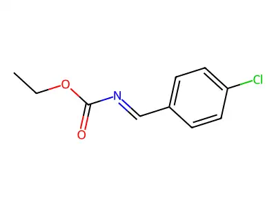 Ethyl 4-chlorobenzylidenecarbamate structure