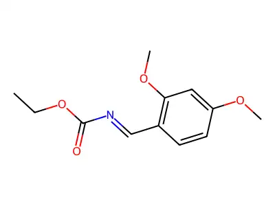 Ethyl 2,4-dimethoxybenzylidenecarbamate structure