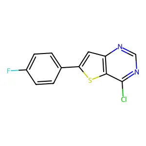 4-Chloro-6-(4-fluorophenyl)thieno[3,2-d]pyrimidine structure