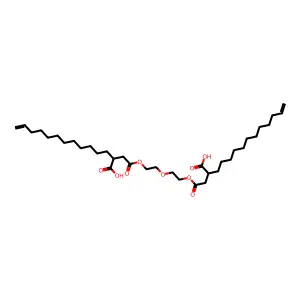 Butanedioic acid, 2-(dodecen-1-yl)-, 1,1'-(oxydi-2,1-ethanediyl) ester structure