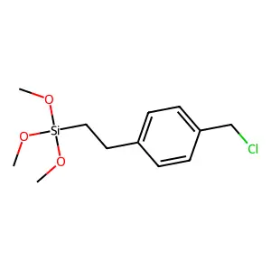 Benzene, 1-(chloromethyl)-3(or 4)-[2-(trimethoxysilyl)ethyl]- structure