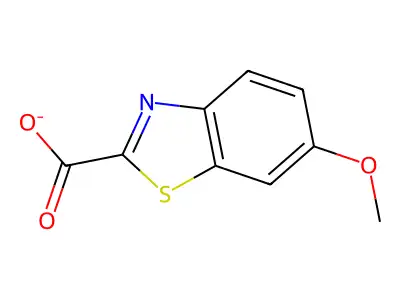 6-Methoxy-1,3-benzothiazole-2-carboxylate structure