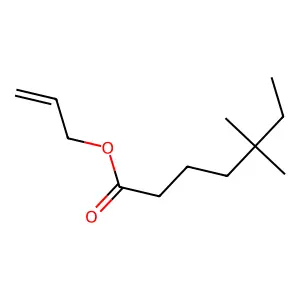 甲基己酸2-丙烯-1-基酯 structure