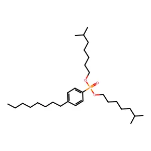 亚磷酸二异辛基-4-辛基苯酯 structure