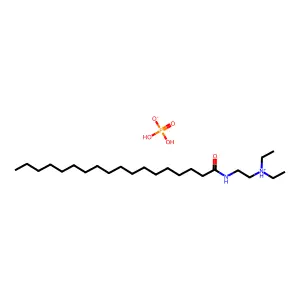 二乙氨基乙基硬脂酰胺磷酸酯 structure