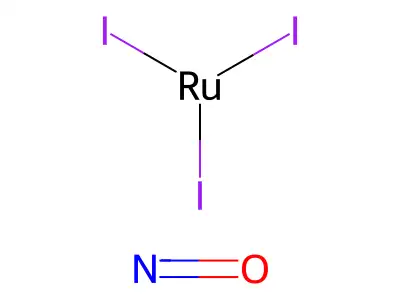Ruthenium, triiodonitrosyl- structure