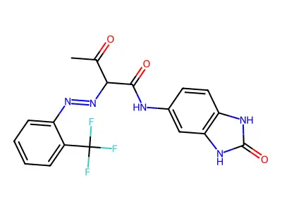 Pigment Yellow 154 structure