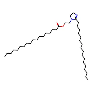 2-(2-Heptadecyl-4,5-dihydro-1H-imidazol-1-yl)ethyl stearate structure
