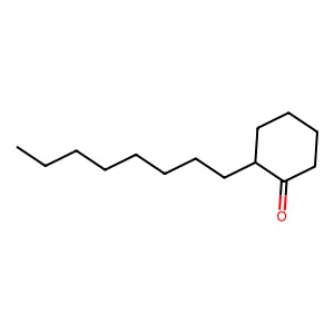 2-Octylcyclohexanone structure