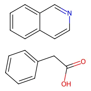 苯乙酸-异喹啉(1:1)复合物 structure
