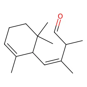 3-Butenal, 2,3-dimethyl-4-(2,6,6-trimethyl-2-cyclohexen-1-yl)- structure