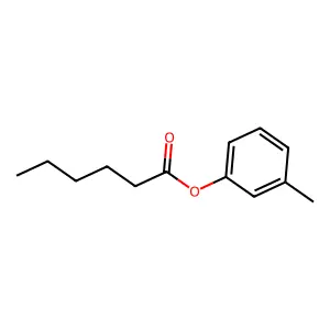 m-Cresyl hexanoate structure
