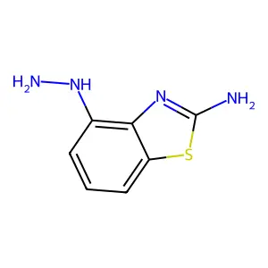 4-肼基-2-苯并噻唑胺 structure