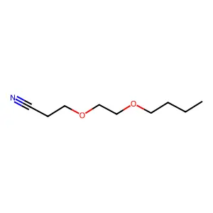 3-(2-丁氧基乙氧基)丙腈 structure