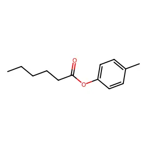 己酸-4-甲苯酯 structure