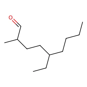 Nonanal, 5-ethyl-2-methyl- structure