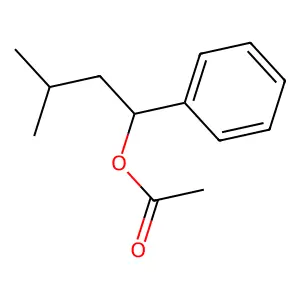 Benzenemethanol, alpha-(2-methylpropyl)-, 1-acetate structure