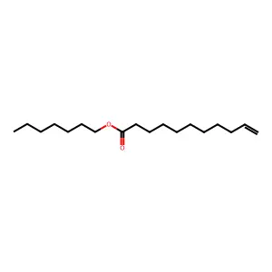 Heptyl Undecylenate structure