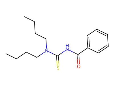 N-[(Dibutylamino)thioxomethyl]-benzamide structure
