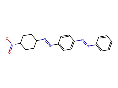 Diazene, [4-[(4-nitrocyclohexyl)azo]phenyl]phenyl-(9CI) structure