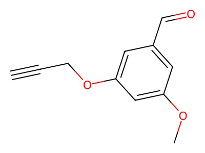 3-Methoxy-5-(prop-2-yn-1-yloxy)benzaldehyde structure