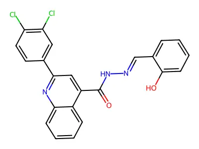 CAS 681443-86-7 - C23H15Cl2N3O2 structure