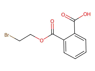2-(2-bromoethoxycarbonyl)benzoic Acid structure