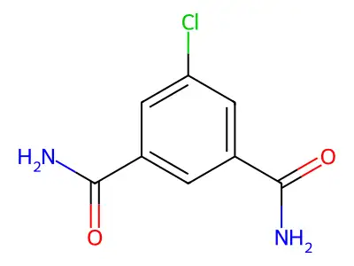 5-Chlorobenzene-1,3-dicarboxamide structure