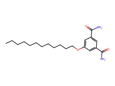 5-Dodecoxybenzene-1,3-dicarboxamide structure